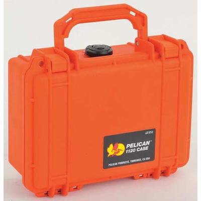 PELICAN 1120 Case,8-1/8 InLx6-9/16 InWx3-9/16 InD,Or
