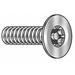 TAMPER-PRUF SCREW 91740 1/4"-20 x 1-1/4 in Torx Flat Tamper Resistant Screw,