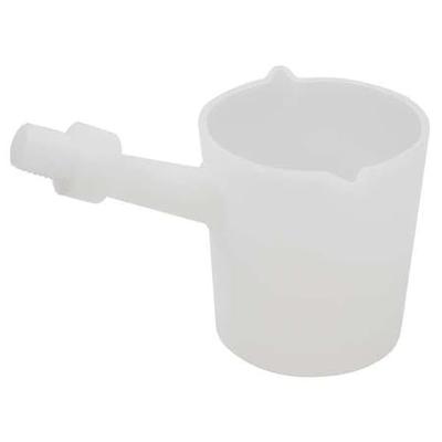 ZORO SELECT 107035-0005 Beaker Dipper,HDPE,Natural White