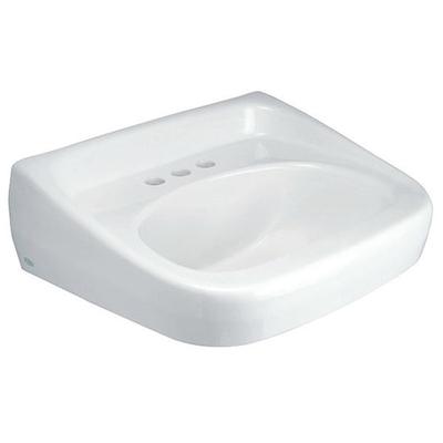 ZURN Z5344 Bathroom Sink 20 in x 18 in, 1, 2, Wall Mount, Vitreous china