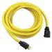 POWER FIRST 52NY19 25 ft. Extension Cord 10/3 Gauge YL