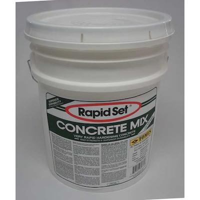 RAPID SET GRA-RSCM-60 Concrete Mix, Pail, Gray, Concrete Mix