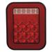 MAXXIMA M42221 Stop/Turn/Tail Light,Red,1-13/32" D