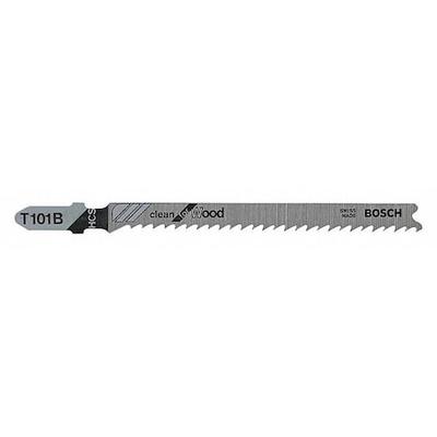 BOSCH T101B Jig Saw Blade, 10, 4 in Blade L, Metal, Rigid for Straight Cuts
