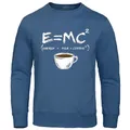 E = Mc² – sweat-shirt à col ras du cou vêtement de sport en molleton sweat à capuche ample