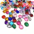 Lot de 500 pièces de jeu en forme de diamant acrylique accessoires multicolores pour jeux de