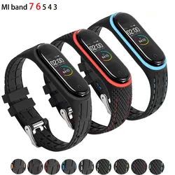 Bracelet en Silicone Pour Xiaomi Mi band 6 5 4 bracelet Sport ceinture Smartwatch Bracelet bracelet