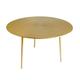 Round coffee table with reeded texture, Top dia 30'' & H 18''