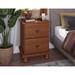 Palace Imports 100% Solid Wood Traditional Kyle 2-Drawer Nightstand