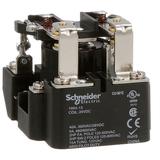 SCHNEIDER ELECTRIC 199X-13 Open Power Relay, Surface Mounted, DPDT, 24V DC, 8