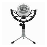 Blue Snowball iCE Mic (White) with Knox Gear Shock Mount