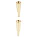 2pack Trumpet Mouthpiece Gift Professional 3C/7C Golden Plated Shape