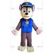 BIGGYMONKEYâ„¢ mascot costume of dog in policeman outfit policeman costume