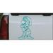 Grumpy Dwarf Snow White Car or Truck Window Laptop Decal Sticker Turquoise Blue 3in X 2.0in