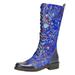 TAIAOJING Boots For Women Boots For Embroidered Vintage Boots Motorcycle Boots Ethnic Style Boots Long Boots Winter Warm Shoes