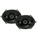 Kicker 43DSC6804 DS Series 6x8 50W RMS (200W Peak Power Handling) 2-way 4 Ohm Coaxial Car Speaker