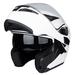 Full Face Motorcycle Helmet Dual Visor Sun Shield Flip up Modular Motocross DOT Approved Helmets