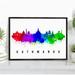 Pera Print Kathmandu Skyline Nepal Poster Kathmandu Cityscape Painting Kathmandu Nepal Poster Cityscape and Landmark Print Home Wall Art Office Wall Decor - 5x7 Inches