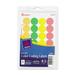Avery Color Coded Label 0.75 Diameter - Round - Laser - Neon Green Neon Orange Neon Red Neon Yellow - Paper - 24 / Sheet - 1008 Total Label(s) - 3