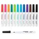 TWOHANDS Dry Erase Markers Ultra Fine Tip 0.7mm Low Odor Extra Fine Point 11 Assorted Colors Whiteboard Markers for kids School Office Home or Planning Whiteboard 12 Count 20529