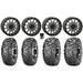 System 3 SB-5 Grey 14 Wheels 29 BigHorn Tires Can-Am Maverick X3 / Honda Pioneer 1000 / Talon