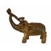 Bungalow Rose 2 Piece Elephants Figurine Set Metal in Yellow | 6 H x 2.75 W x 5.4 D in | Wayfair D9DA78D954A24F4E8781584FD7BC162A