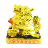 Bungalow Rose Pi Yao, Pi Xiu, Pi Sou Figurine Resin in Yellow | 2 H x 2 W x 2 D in | Wayfair C7100A68E35243F6BC767533E682759D