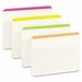 Post-it Durable File Tabs 2 x 1-1/2 Striped Fluorescent 24 Tabs 2PK