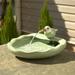 Smart Solar Ceramic Green Bird Solar Fountain