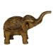 Bungalow Rose Elephant Figurine Resin in Brown/Gray | 3 H x 4 W x 2 D in | Wayfair 70D7FC663E8F40678B65E8E3A0C16B63