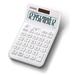 Casio CASIO calculator 12 digits white just type JF-S200-WE-N