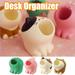 Travelwant Cute Animal Shaped Pen Pencil Holder Resin Succulent Planter Pots Pen Cup Holder Makeup Brush Holder for Home Office Decoration Desk Organization