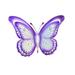 Innovative Colorful Wrought Iron Butterfly Statue Wall Hanging Ornaments Crafts For Home Garden Decoration New