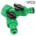 1/2/4 Pcs 2 Way Hose Pipe Connector Y Shape Garden Tap Splitters With Shut-off Valves 1/2/4 Pcs 2 Way Y Shape Garden Hose Pipe Connector Tap Splitters With Shut-off Valves 1PCS