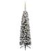 The Holiday Aisle® Slim Artificial Pre-lit Christmas Tree w/ Ball Set Xmas Decoration, Steel | 6' H | Wayfair 7F00B559822A45909EC78681BF1C9C6D