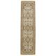 Cream Floral Kirman 2 6X9 6 Oriental Runner Rug