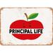 10 x 14 METAL SIGN - Principal Life - Vintage Rusty Look