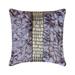 Cushion Covers Purple Decorative Throw Pillow Covers 16x16 inch (40x40 cm) Satin Throw Pillows Couch Solid Color Ruffles Crystals Modern Pillow Covers - Diamonds N Dreams