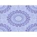 Ahgly Company Indoor Rectangle Patterned Heavenly Blue Area Rugs 8 x 10