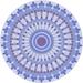 Ahgly Company Machine Washable Indoor Round Transitional Heavenly Blue Area Rugs 3 Round