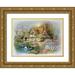 Orpinas Andres 18x14 Gold Ornate Wood Framed with Double Matting Museum Art Print Titled - Cottage 2