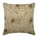 Decorative Euro Sham Cover 24x24 inch (60x60 cm) Silk Euro Sham case Square Gold Throw Euro Shams Cover with Sequins Embroidery Couch Euro Sham Cover Modern Abstract - Effulgence