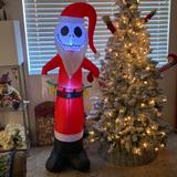 Disney Holiday | Disney Nightmare Before Christmas Jack Skeleton Christmas Airblown Inflatable | Color: Red/White | Size: 5.5 Ft