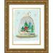 PI Studio 15x18 Gold Ornate Wood Framed with Double Matting Museum Art Print Titled - Holiday Snow Globe III