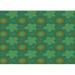 Ahgly Company Machine Washable Indoor Rectangle Transitional Jungle Green Area Rugs 7 x 10
