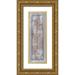 Hakimipour-Ritter 9x18 Gold Ornate Wood Framed with Double Matting Museum Art Print Titled - Winter Solstice I