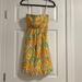 Lilly Pulitzer Dresses | Euc Strapless Lilly Pulitzer Dress | Color: Orange/Yellow | Size: 2