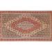 Ahgly Company Machine Washable Indoor Rectangle Traditional Fire Brick Red Area Rugs 8 x 12