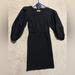 Zara Dresses | Dress With Puffy Sleeves | Color: Black | Size: 2
