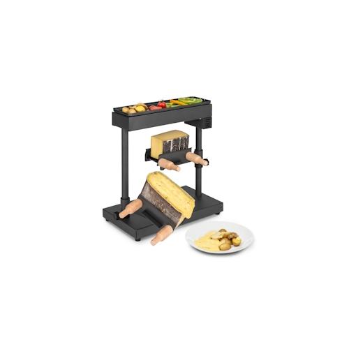 Appenzell XL Raclette mit Grill 600 W Thermostat 2 Käseträger Schwarz
